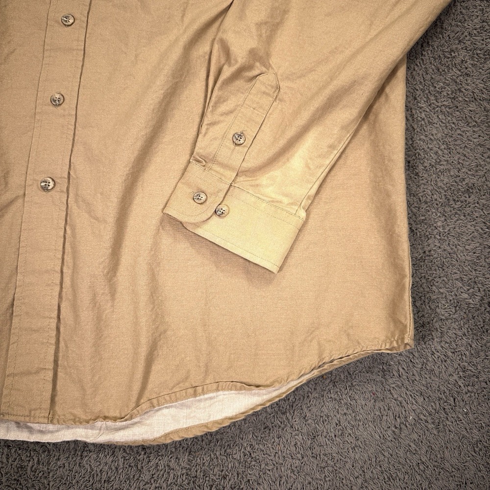 Vtg Roper Western Shirt Mens Extra Large Tan Horse Aztec‎ Rodeo Rancher Cowboy - Picture 6 of 15
